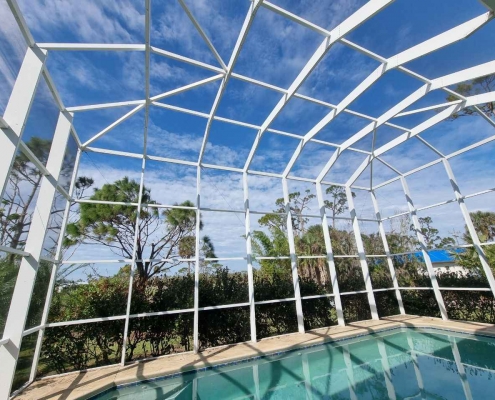 Rescreening Pool Cages
