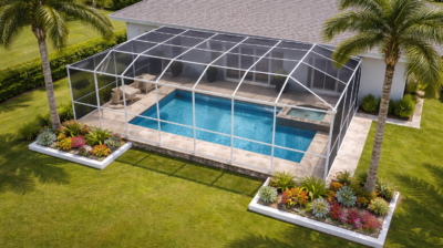 Screen Pool Cage