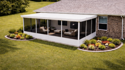 Covered Patio Screen