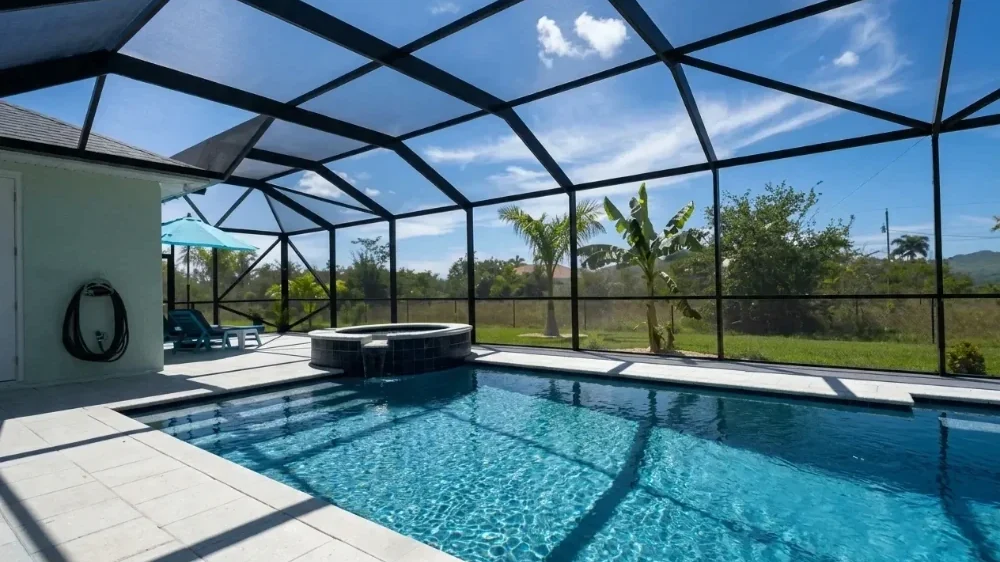 Screen Pool Enclosure