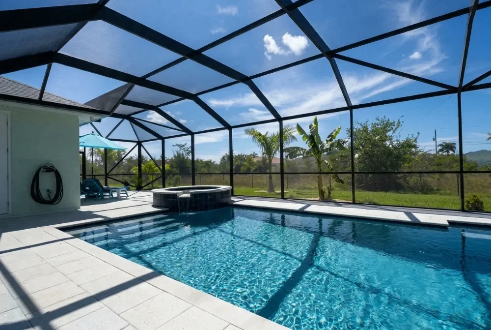 Screen Pool Enclosure