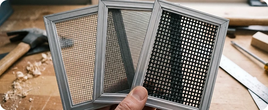 Screen mesh type & doors