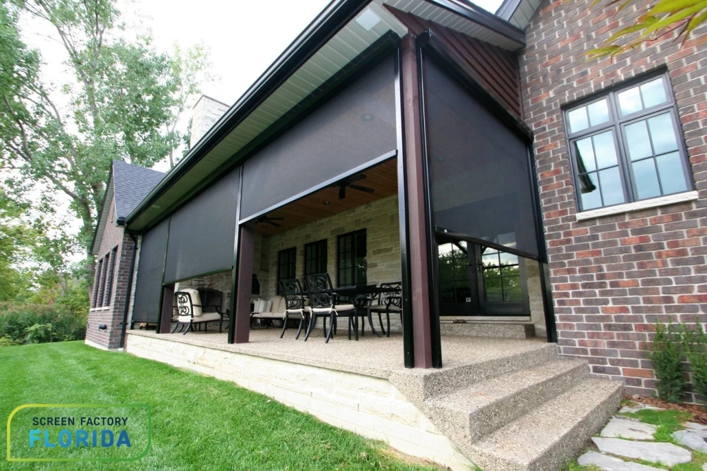 Mosquito screens for balconies.