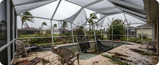 Storm damage