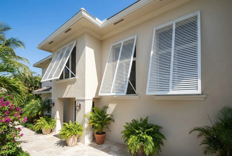 Hurricane-Rated Bahama Shutters