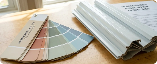 HOA requirements & custom color