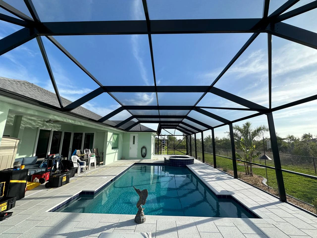 Screen Pool Enclosure