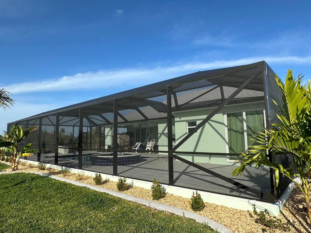 Screen Pool Enclosure
