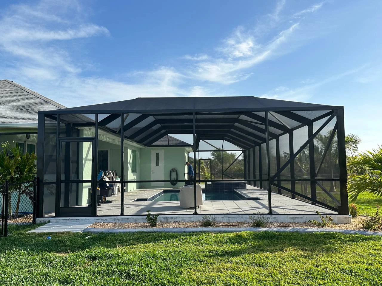 Screen Pool Enclosure