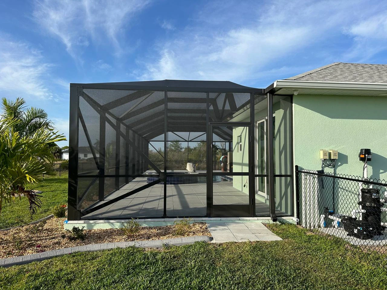 Screen Pool Enclosure