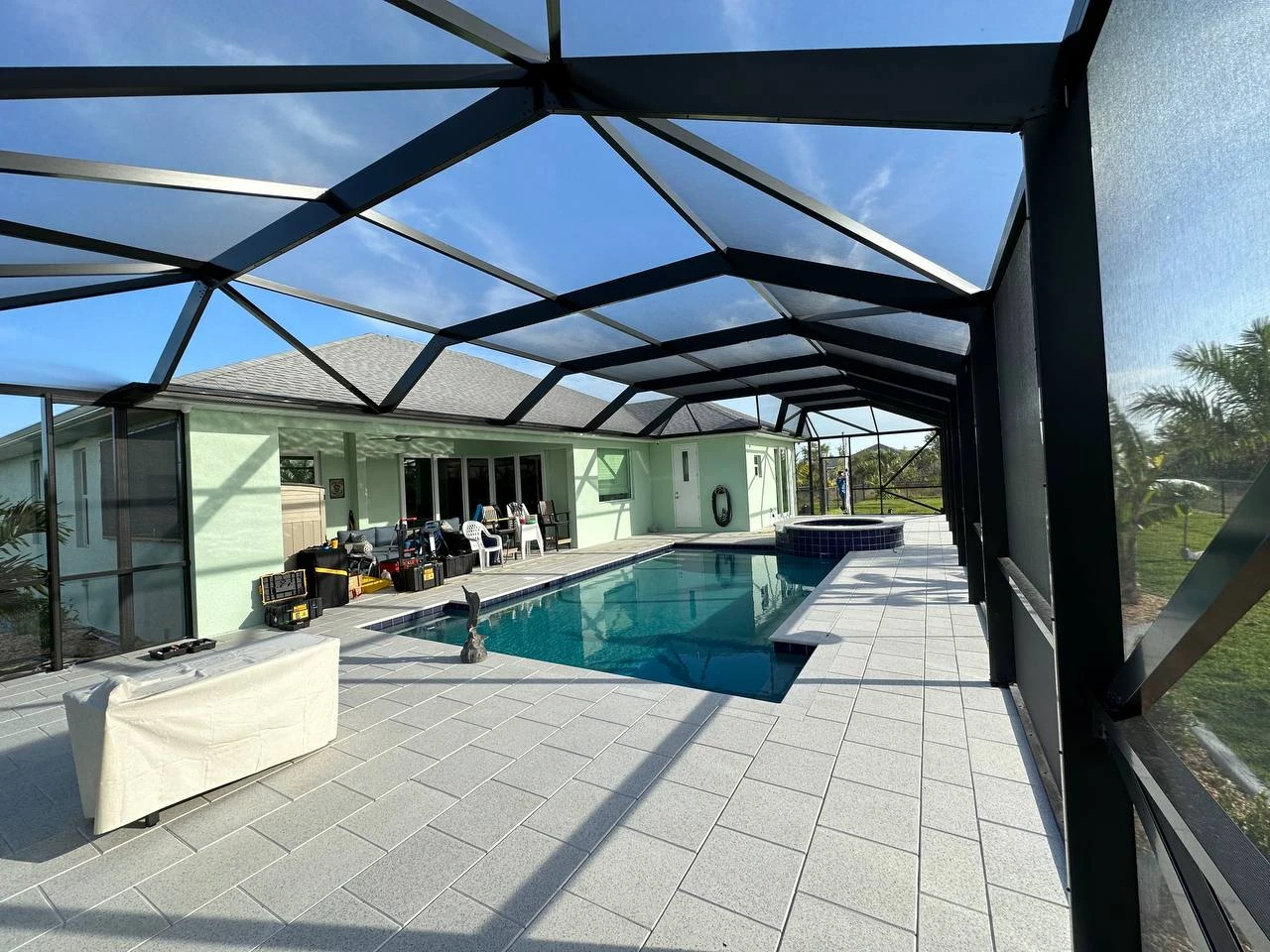 Screen Pool Enclosure