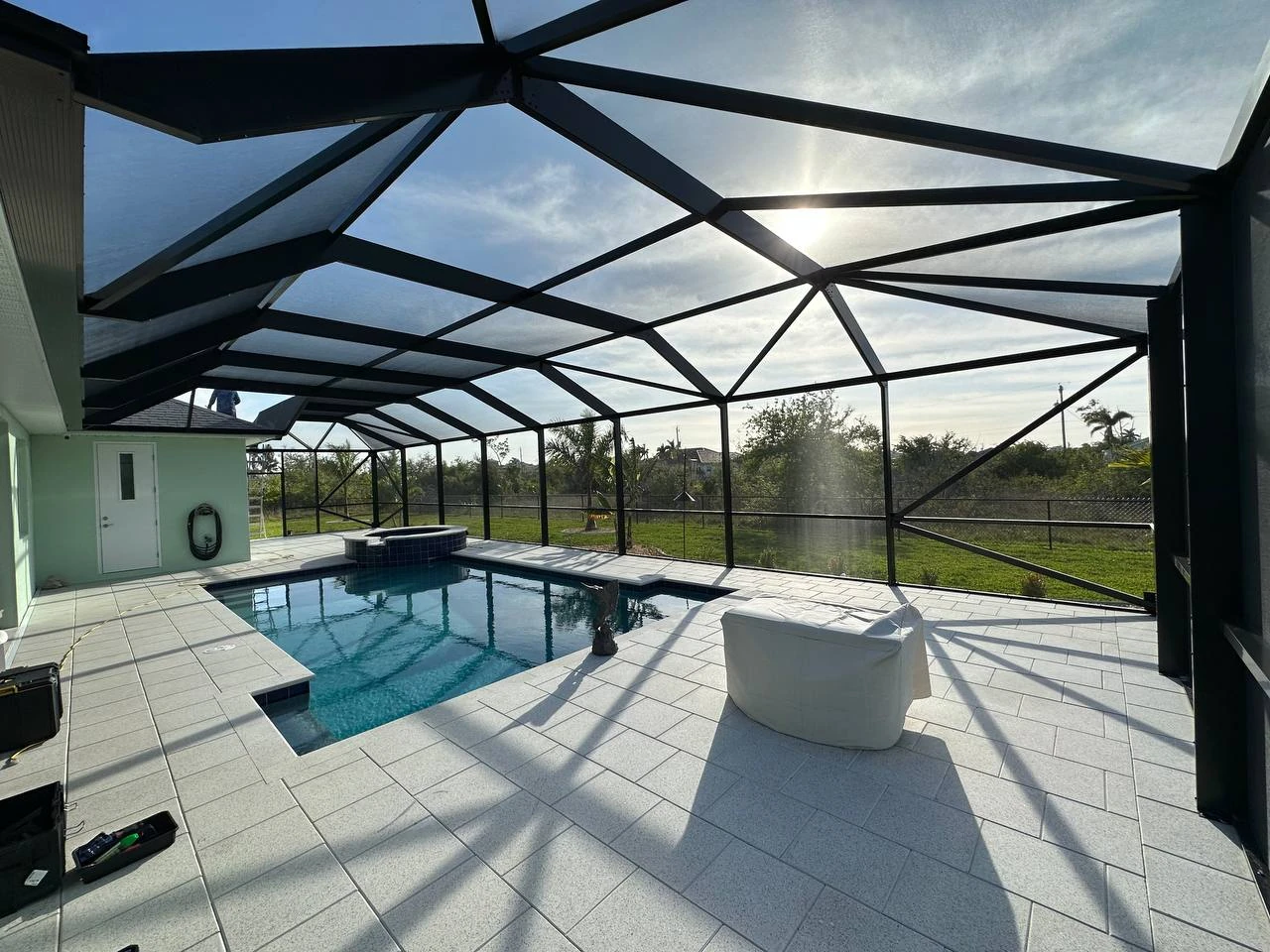 Screen Pool Enclosure