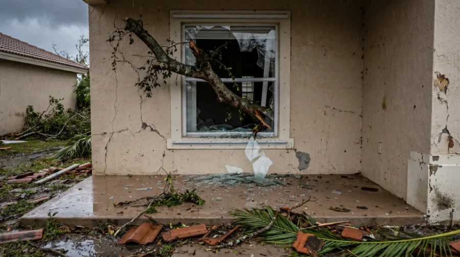 Flying Debris Can Break Windows