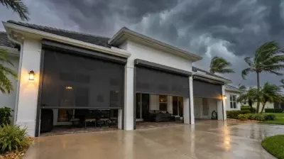 Hurricane-Rated Motorized Screens