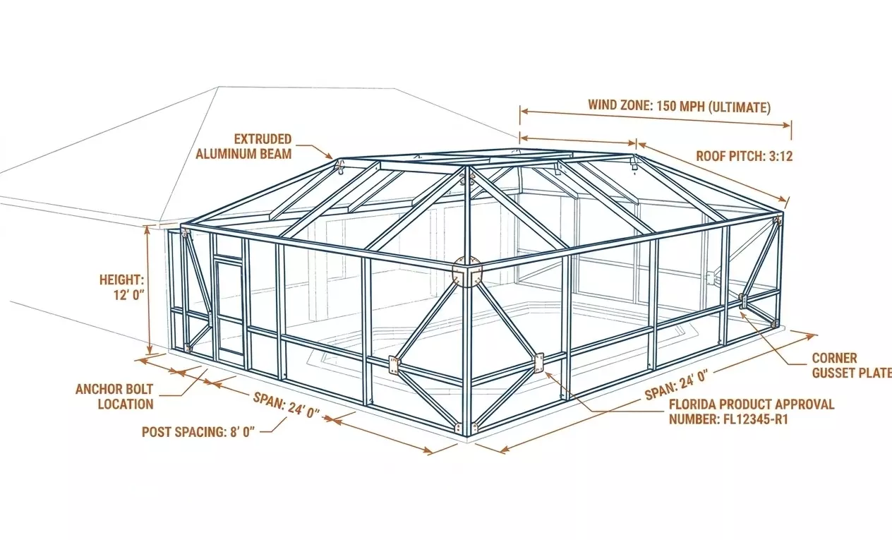 How Safe Is a Screen Enclosure in Strong Wind?