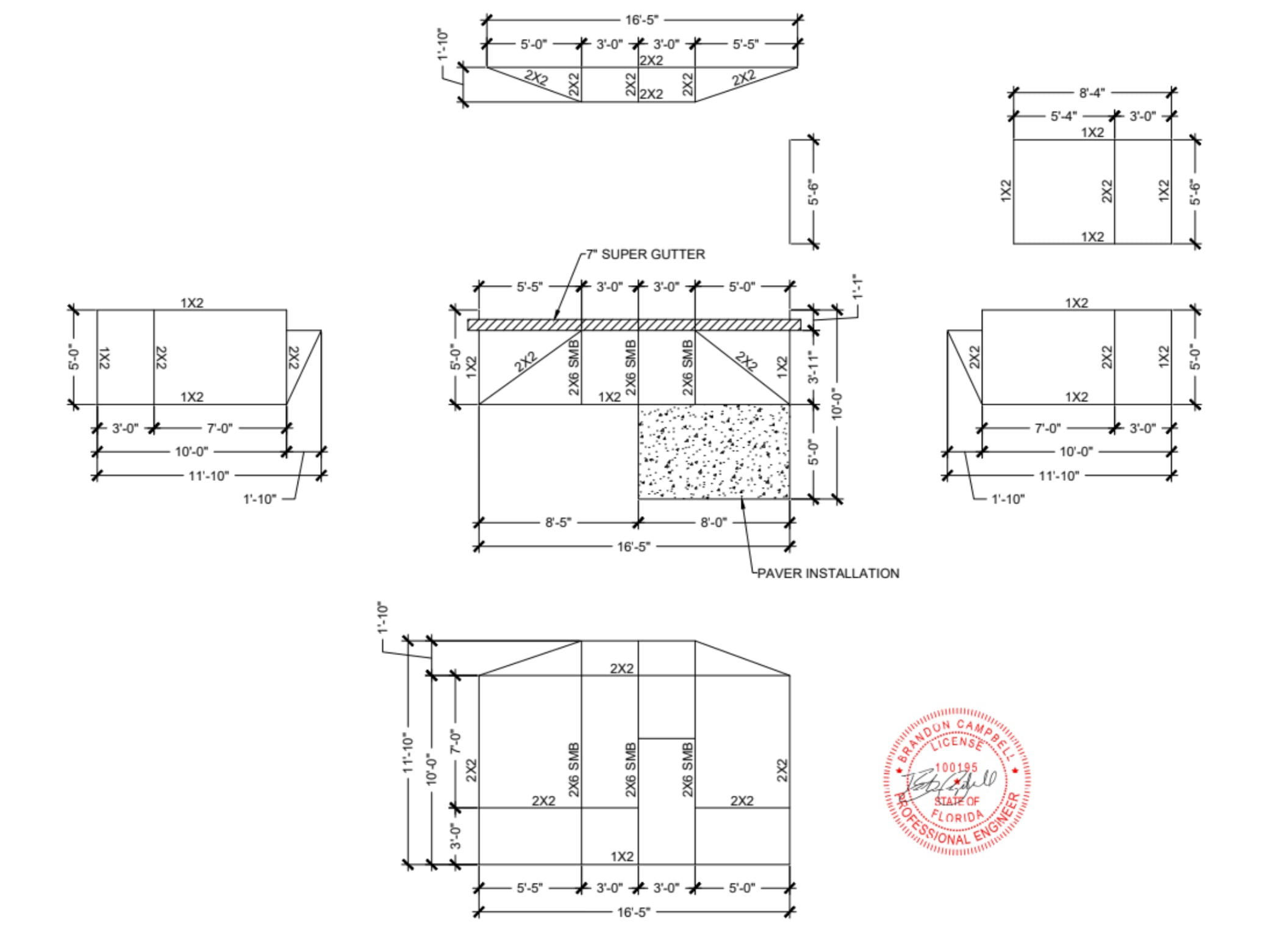 port charlotte screen lanai engineering plan