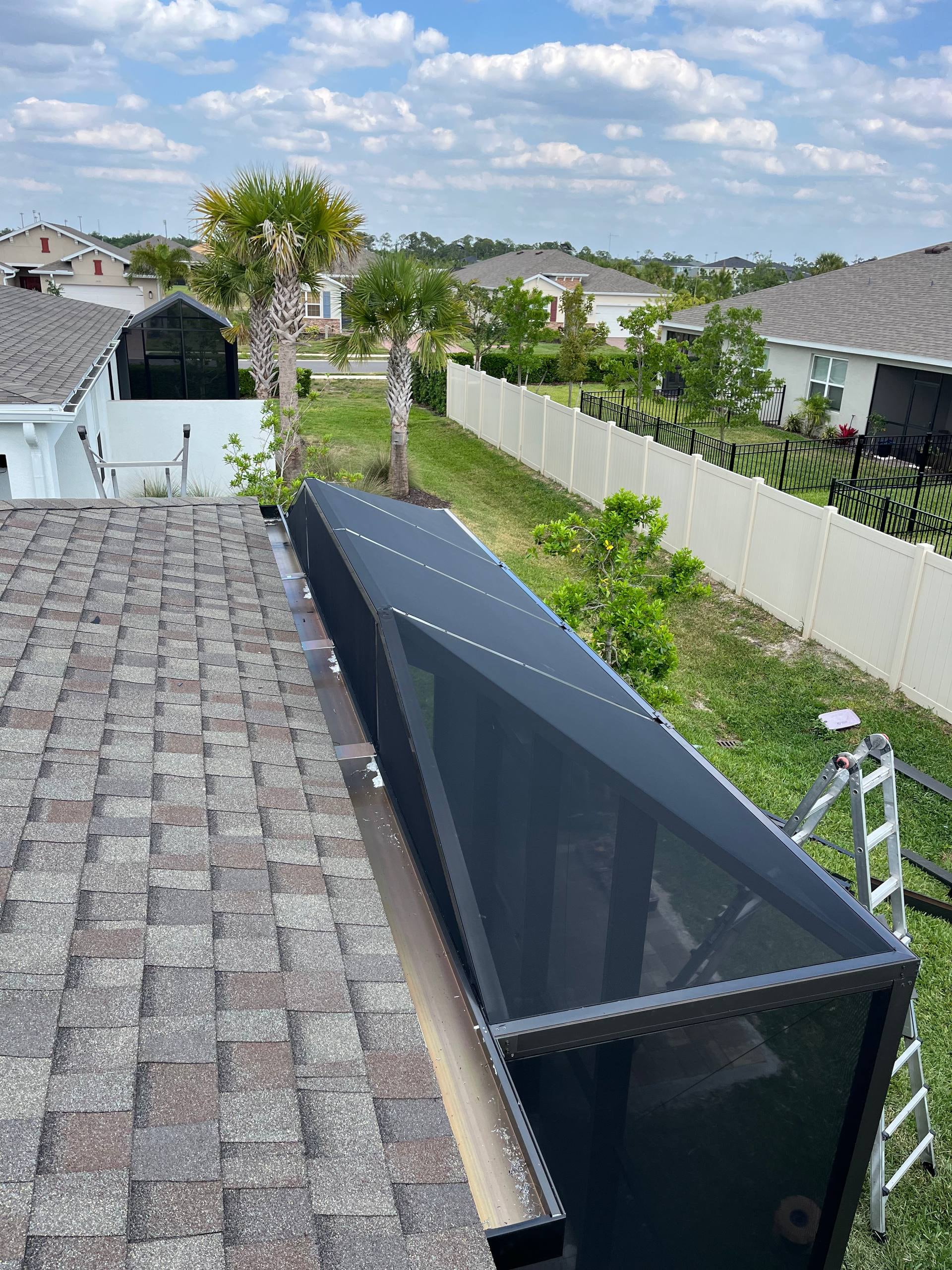 seven inch super gutter installation