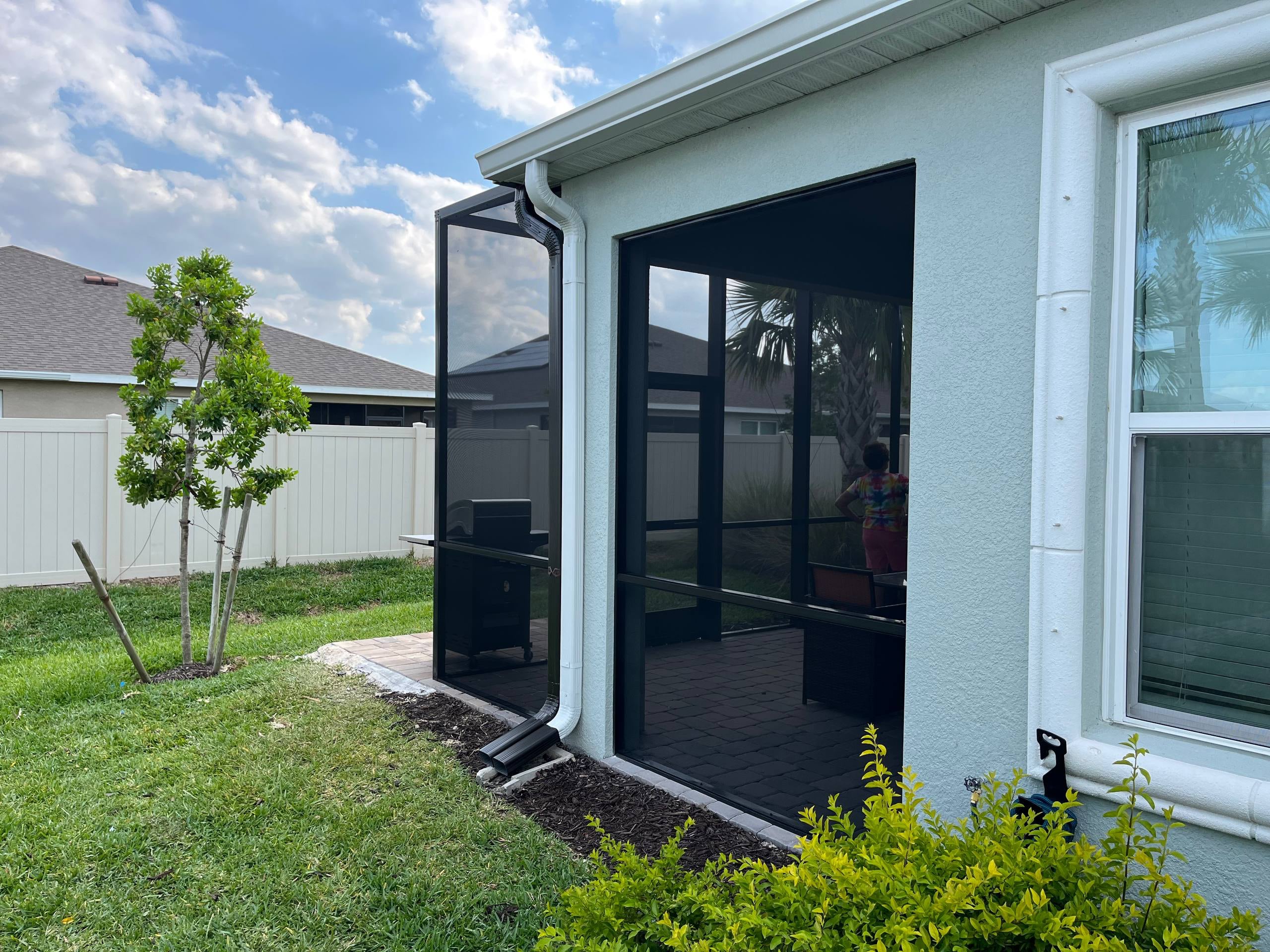 screen lanai access door