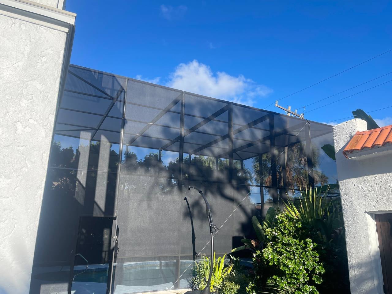 No see um mesh screen panel close up Venice FL