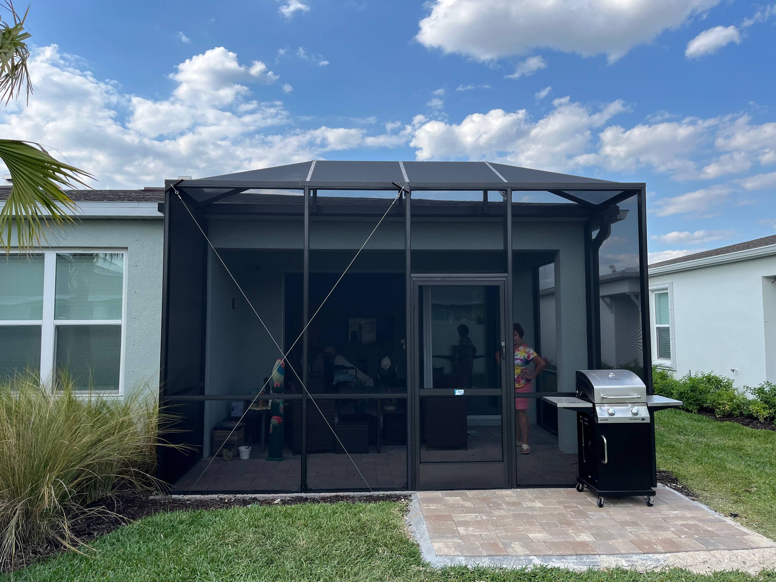 completed port-charlotte screen lanai