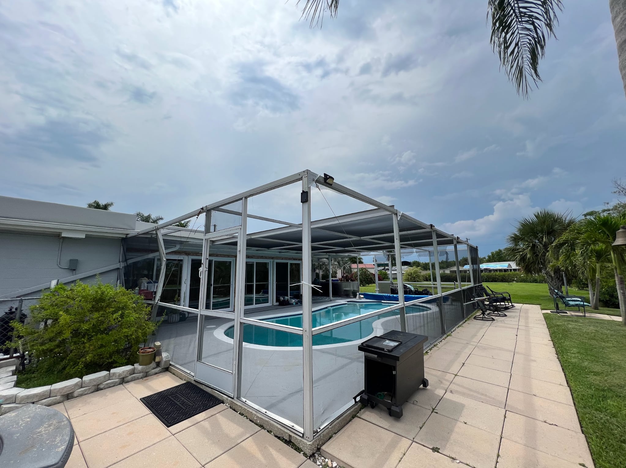 Pool cage replacement florida before