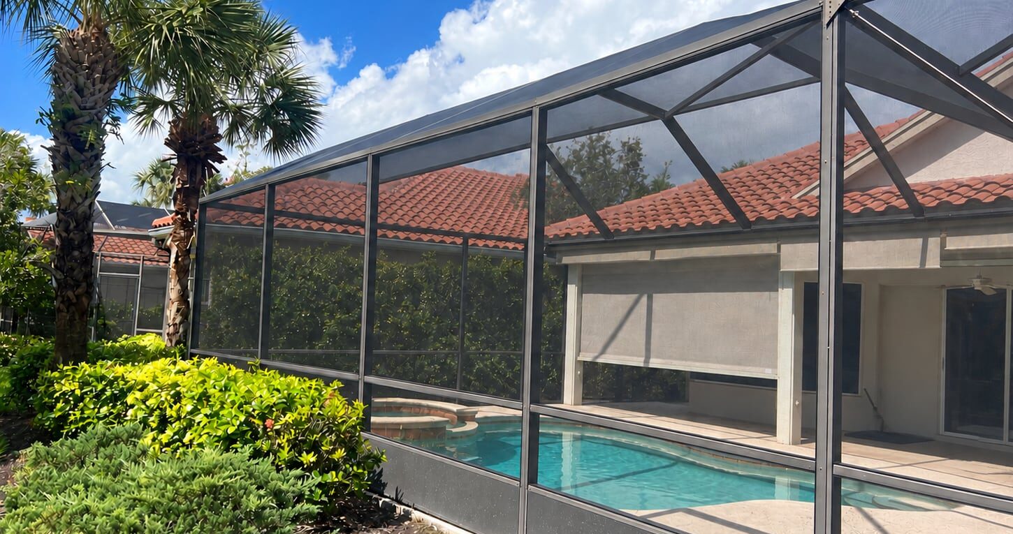 Pool cage replacement florida after
