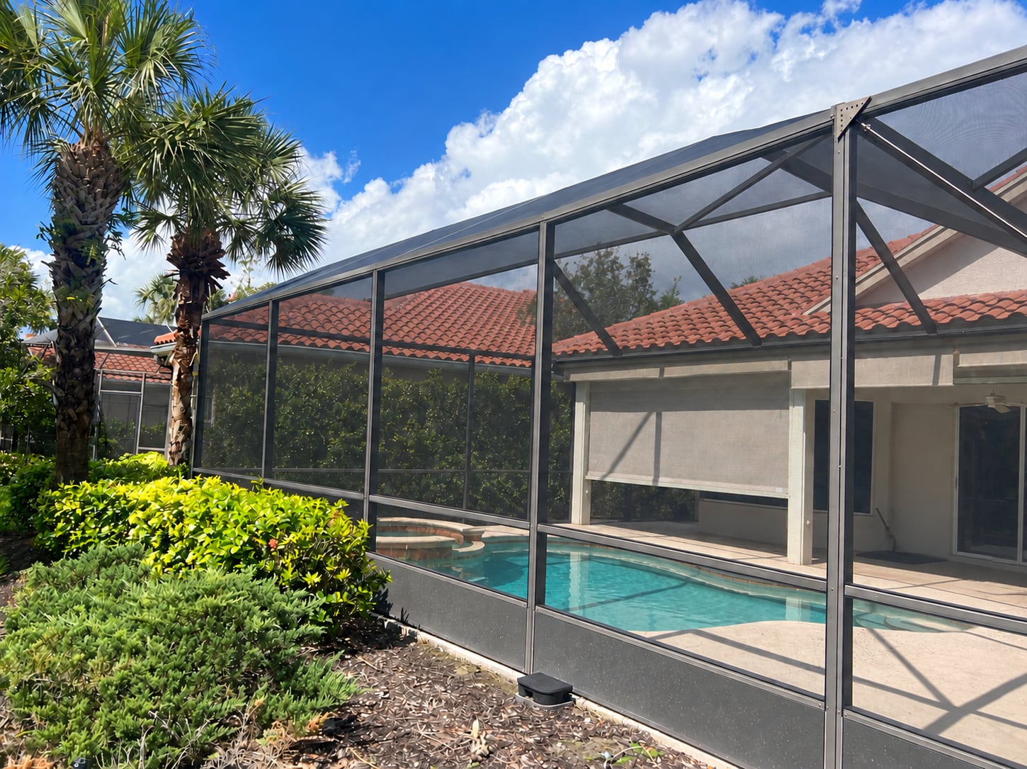 Pool cage replacement florida after