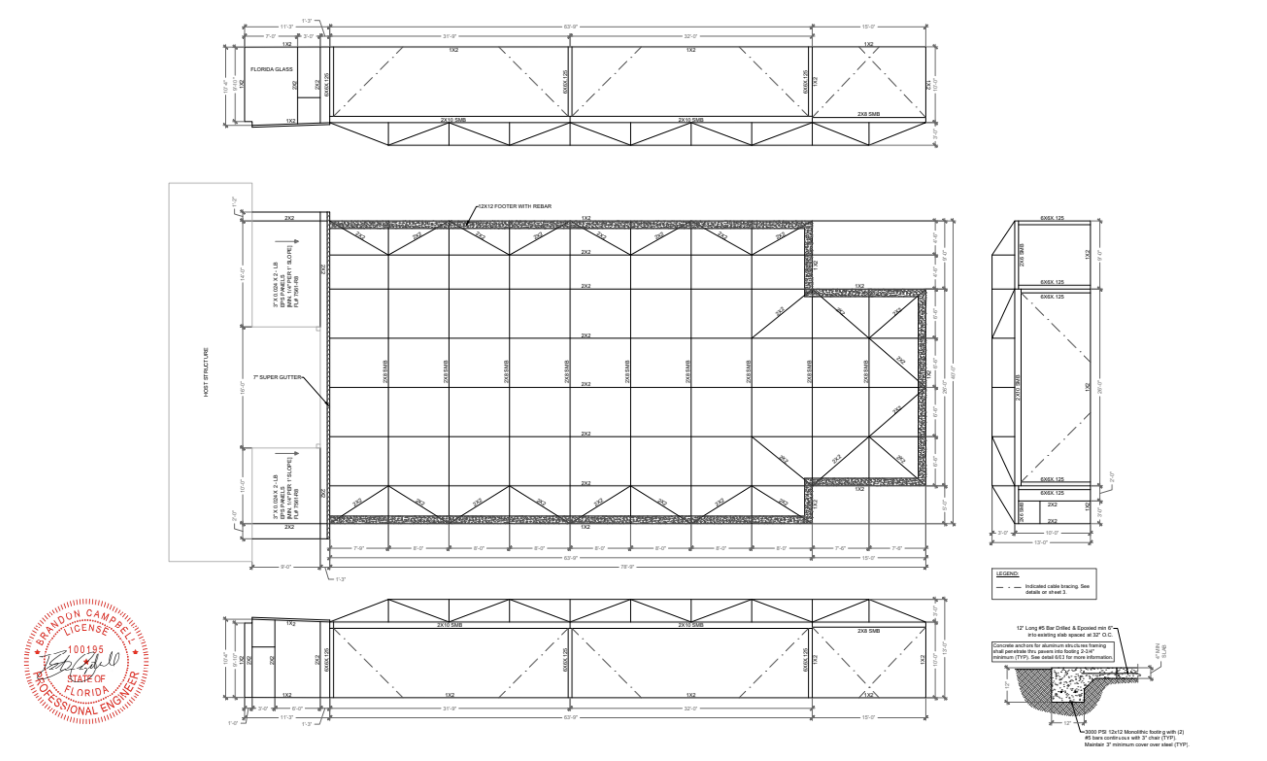 Pool enclosure engineering plans lehigh acres